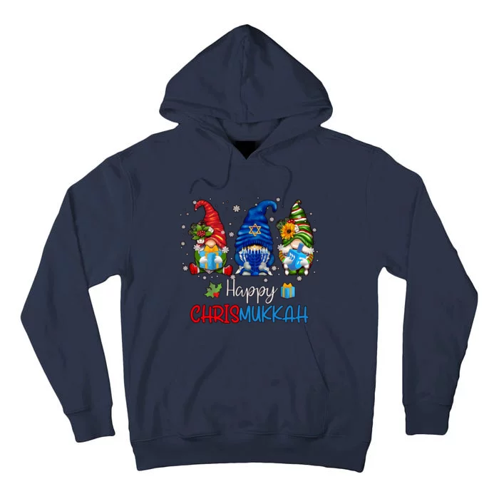 Gnomes Happy Hanukkah Jewish Christmas Tall Hoodie