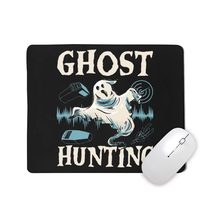 Ghost Hunting Halloween Season Spooky Trick Or Treat Mousepad