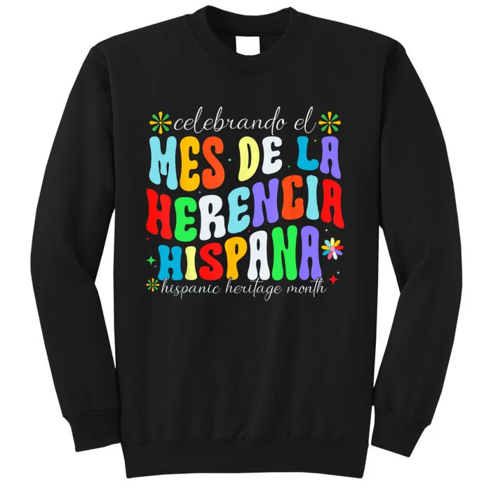 Groovy Hispanic Heritage Month Mes De La Herencia Hispana Sweatshirt