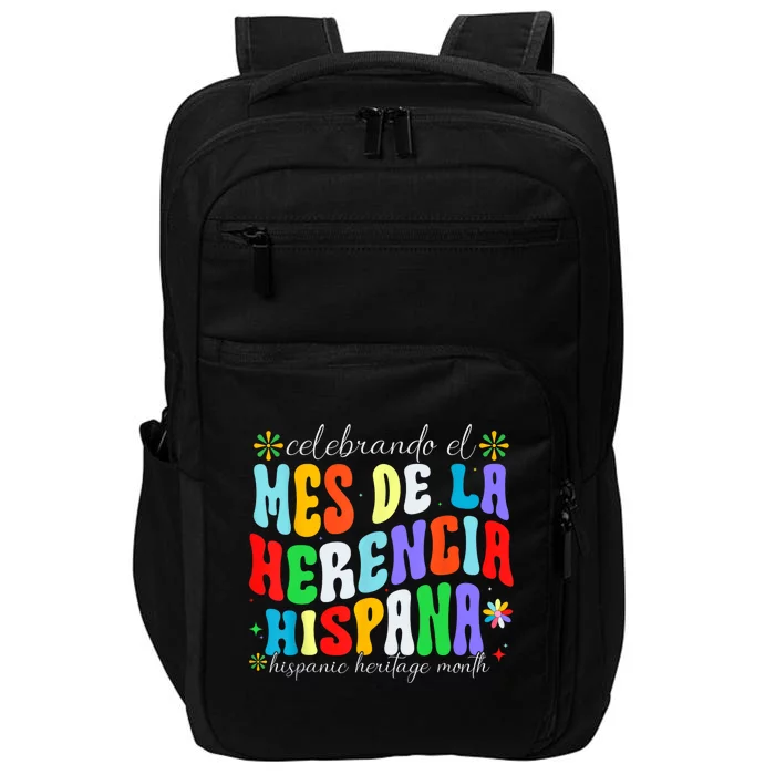 Groovy Hispanic Heritage Month Mes De La Herencia Hispana Impact Tech Backpack