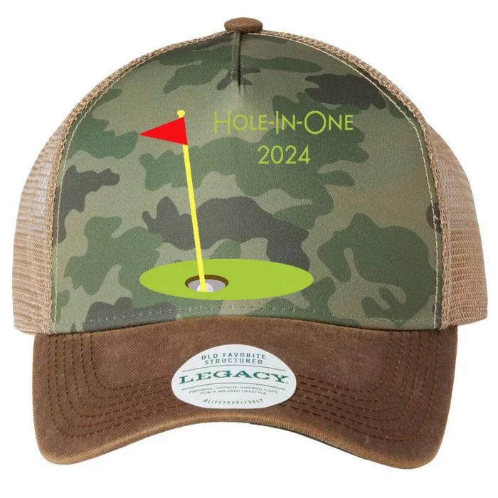 Golf Hole In One 2024 Sport Themed Golfing Design For Golfer Legacy Tie Dye Trucker Hat