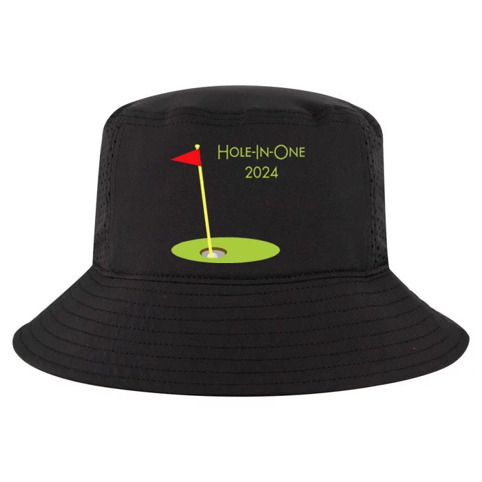 Golf Hole In One 2024 Sport Themed Golfing Design For Golfer Cool Comfort Performance Bucket Hat