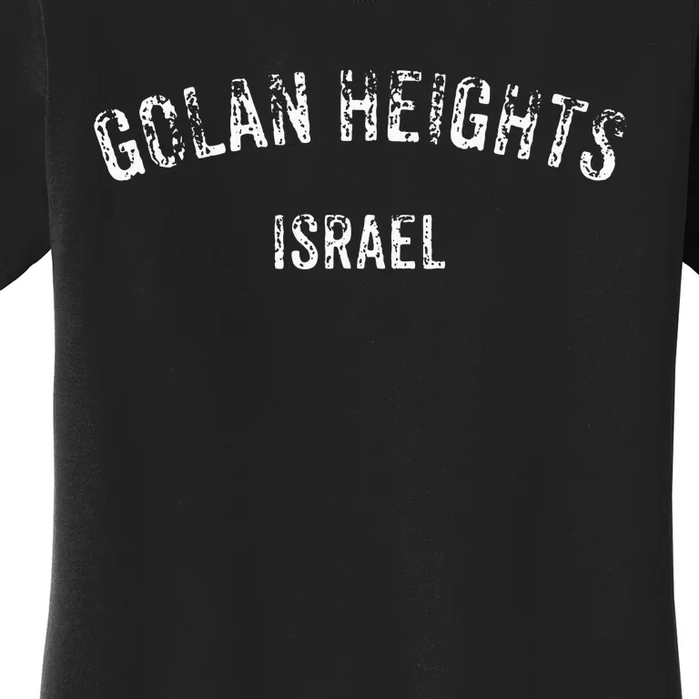 Golan Heights Israeli Sovereignty Trump Maga Hanukkah Women's T-Shirt