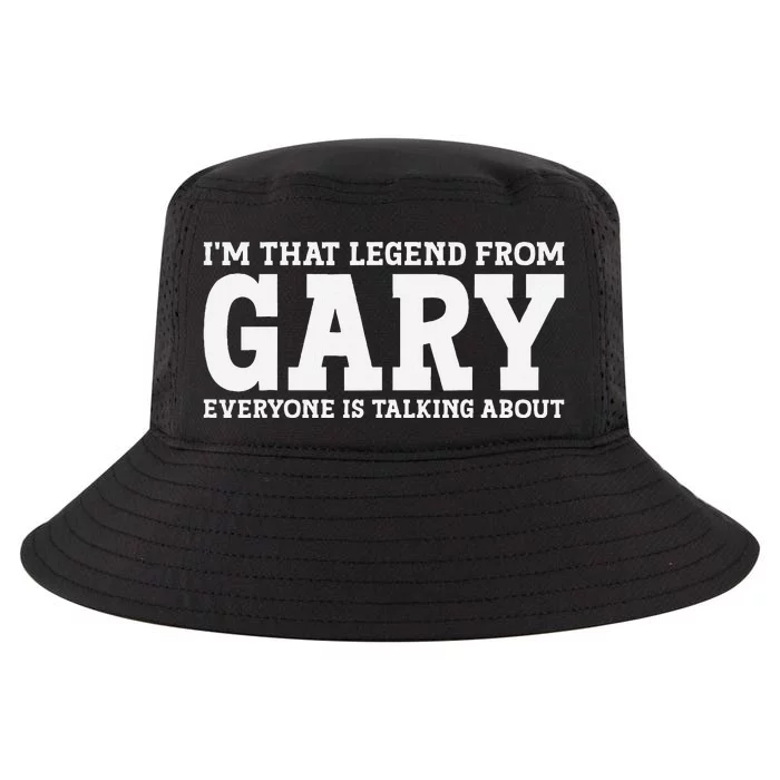 Gary Hometown In Indiana Home Roots Funny City Gary Cool Comfort Performance Bucket Hat