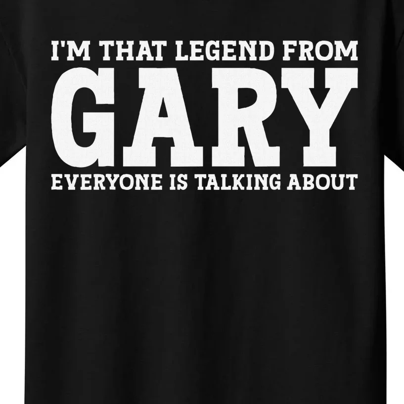 Gary Hometown In Indiana Home Roots Funny City Gary Kids T-Shirt