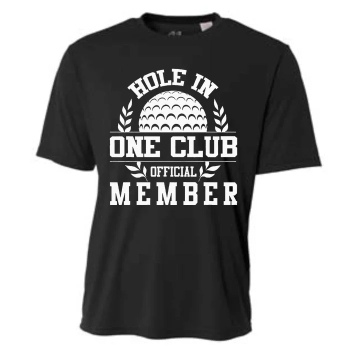 Golf Hole In One Hole In One Club Golfing Cooling Performance Crew T-Shirt