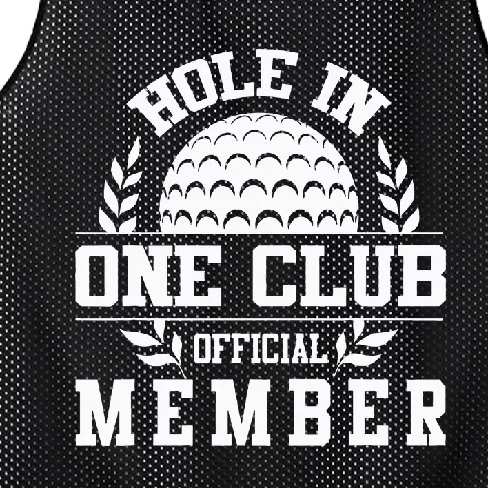 Golf Hole In One Hole In One Club Golfing Mesh Reversible Basketball Jersey Tank