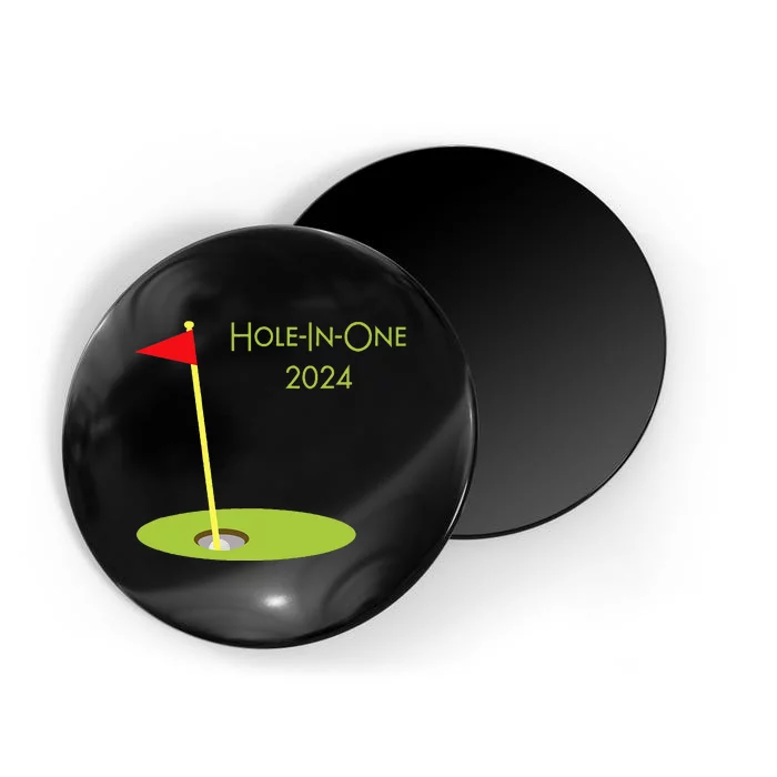 Golf Hole In One 2024 Sport Themed Golfing Design For Golfer Magnet