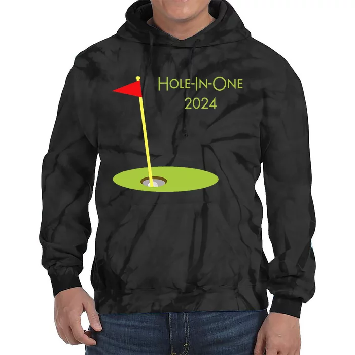 Golf Hole In One 2024 Sport Themed Golfing Design For Golfer Tie Dye Hoodie