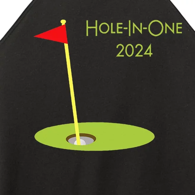 Golf Hole In One 2024 Sport Themed Golfing Design For Golfer Women’s Perfect Tri Rocker Tank