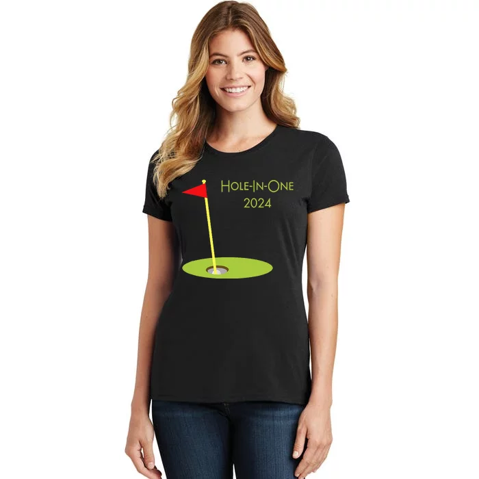 Golf Hole In One 2024 Sport Themed Golfing Design For Golfer Women's T-Shirt