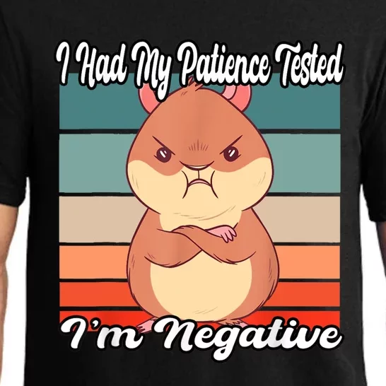 Grumpy Hamster I Had My Patience Tested Im Negative Pajama Set