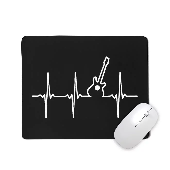 Guitar Heartbeat Instrument Gift Mousepad