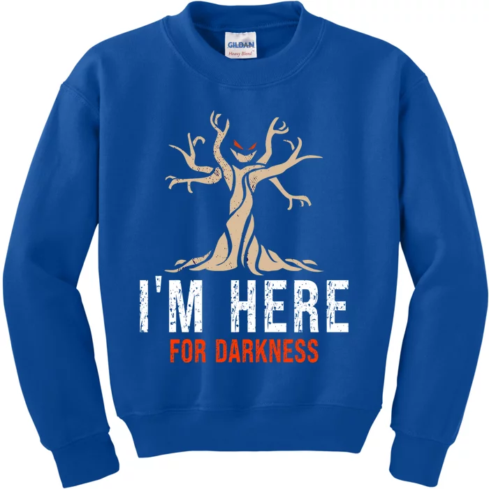 Ghost Hunting I´M Here For Darkness Paranormal Investigator Gift Kids Sweatshirt