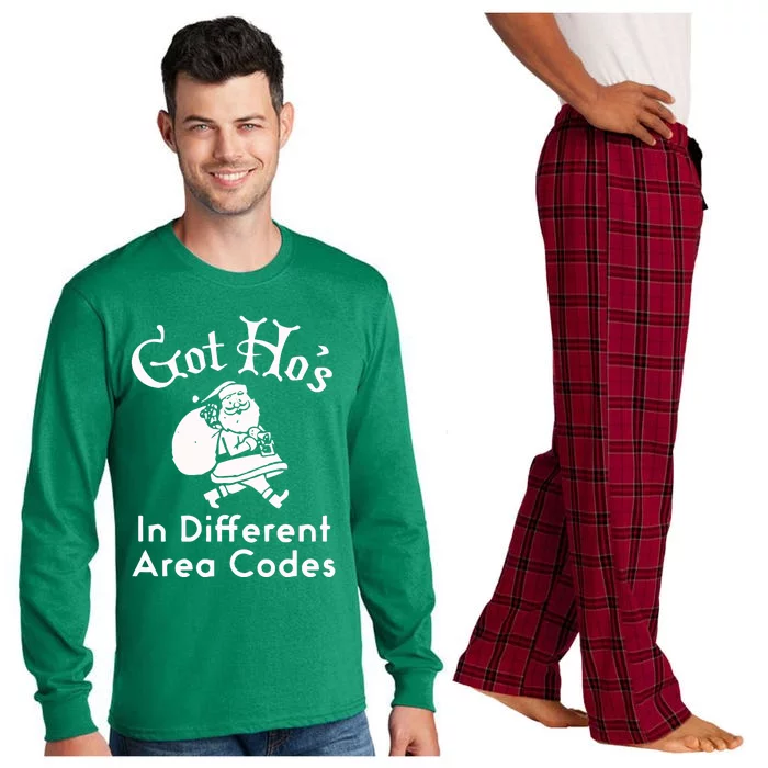 Got HoS In Different Area Codes Long Sleeve Pajama Set