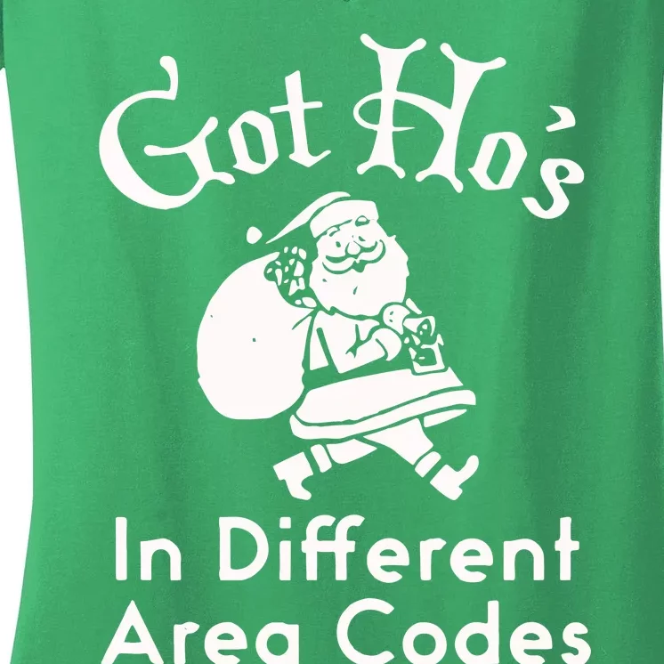 Got HoS In Different Area Codes Women's V-Neck T-Shirt