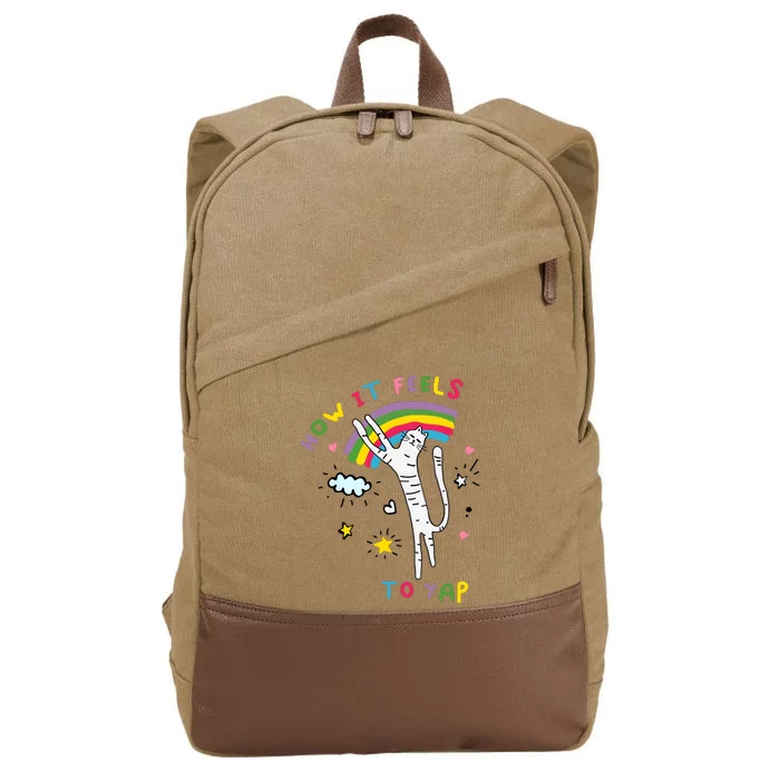 Gotfunny How It Feels To Yap Cotton Canvas Backpack