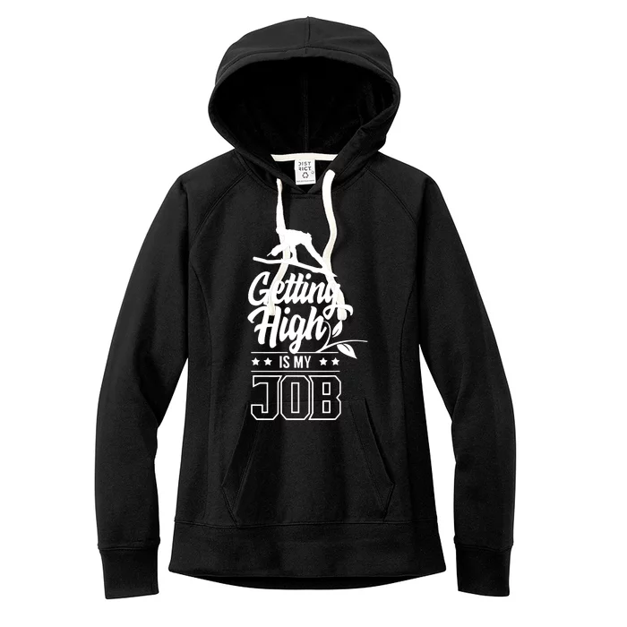 Getting High Is My Job Women's Fleece Hoodie