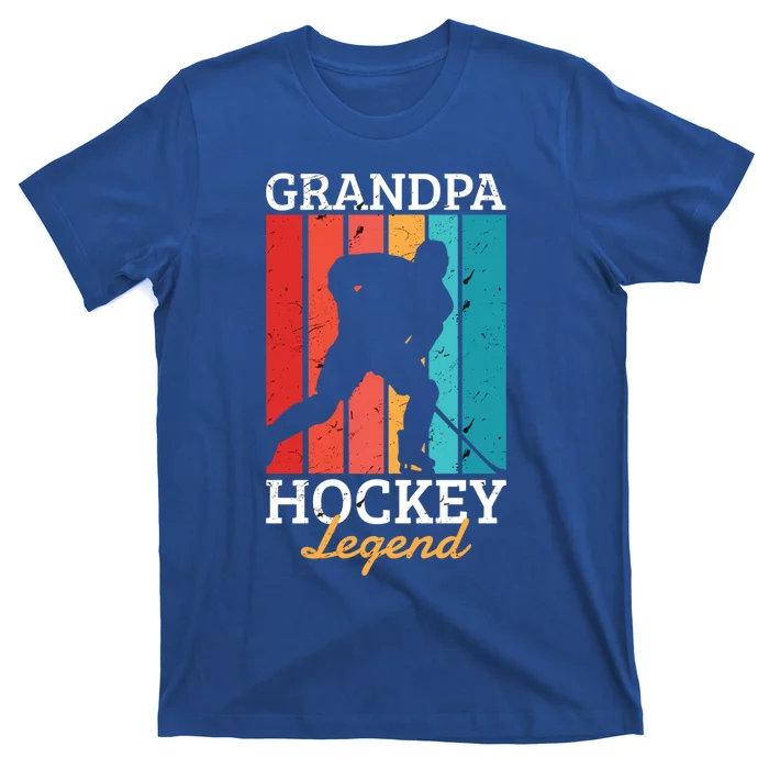 Grandpa Hockey Legend Who Love The Sport Cute Gift T-Shirt