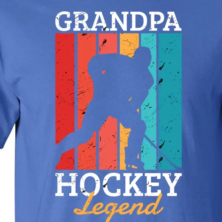 Grandpa Hockey Legend Who Love The Sport Cute Gift Tall T-Shirt