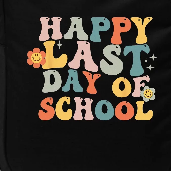 Groovy Happy Last Day Of School Teacher End Of School Year Impact Tech Backpack