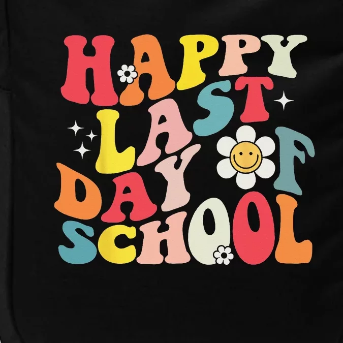 Groovy Happy Last Day of School Teacher Student Graduation Impact Tech Backpack