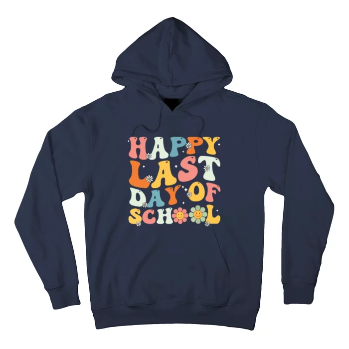 Groovy Happy Last Day Of School Teacher Student Graduation 7908 Hoodie