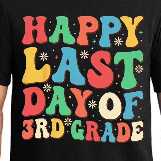 Groovy Happy Last Day of 3RD Grade Teacher StudentGraduation Pajama Set