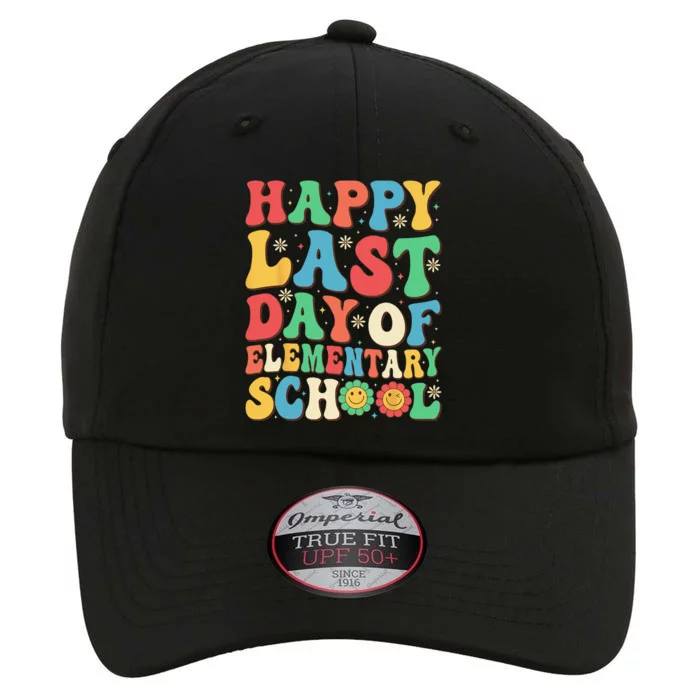 Groovy Happy Last Day of ElementarySchool Teacher Graduation The Original Performance Cap