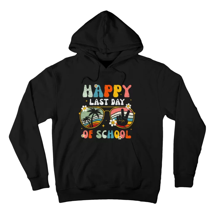 Groovy Happy Last Day of School Teacher Student Graduation Hoodie