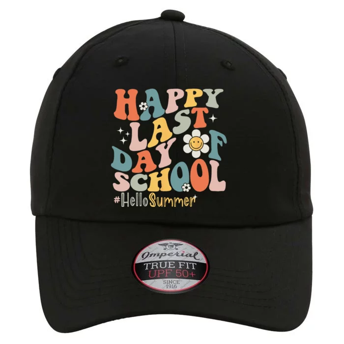 Groovy Happy Last Day of School Teacher Student Hello Summer The Original Performance Cap