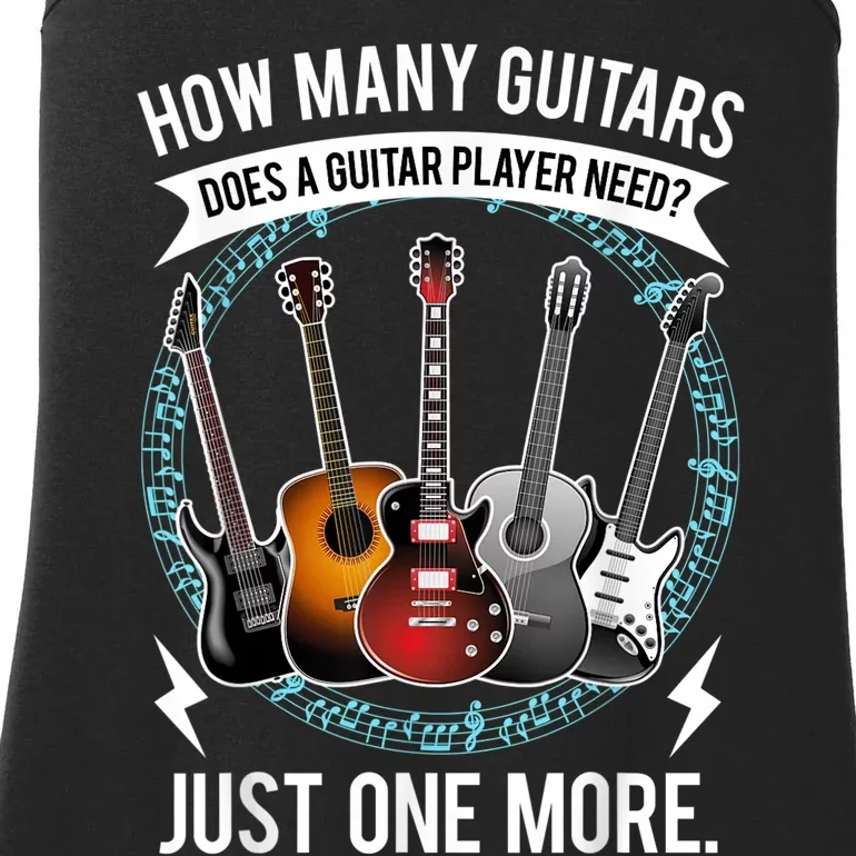 Guitar  How Many Guitars Gift For Guitar Player Ladies Essential Tank