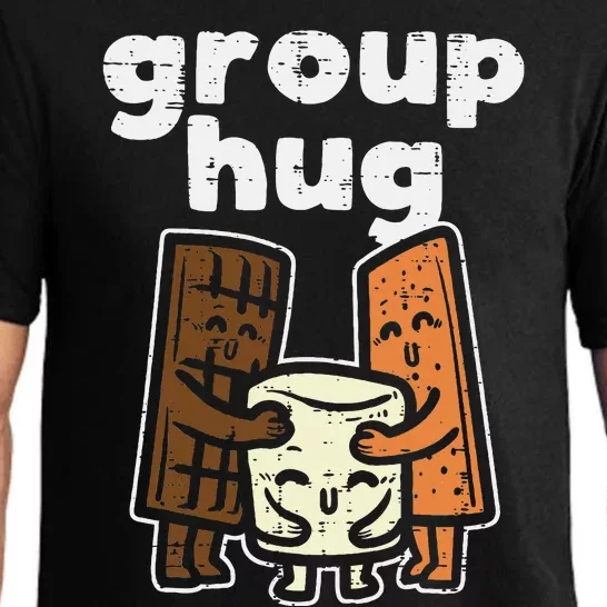 Group Hug Marshmallow Smore Funny Camping Pun Camper Family Pajama Set