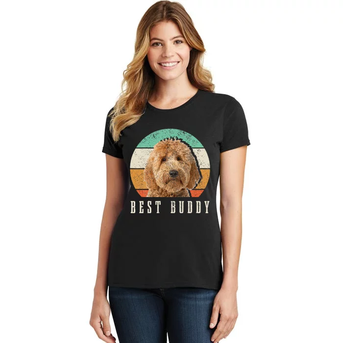 Goldendoodle Hi My Name Is Stop That Funny Dog Doodle Mom Women's T-Shirt