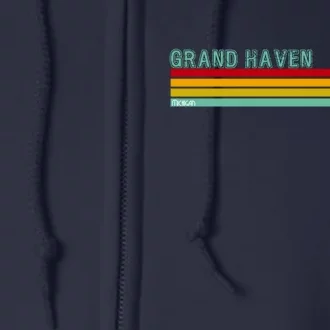 Grand Haven Michigan Full Zip Hoodie