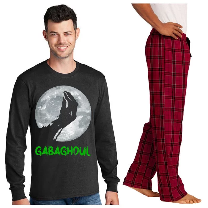 Gabaghoul Hand Moon Halloween Long Sleeve Pajama Set