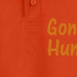 Gone Huntin' Morel Mushroom Hunter Gift Dry Zone Grid Performance Polo