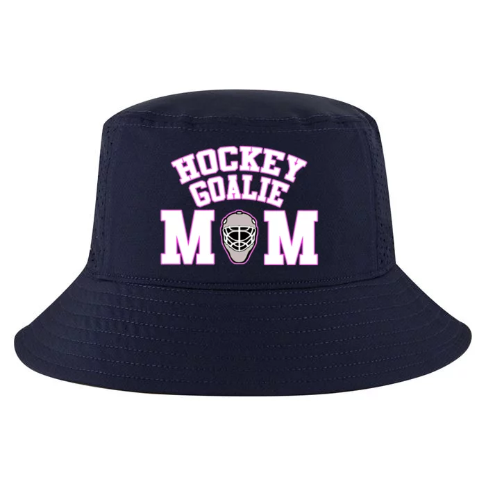 Goalie Hockey Mom With Goalie Mask Gift Cool Comfort Performance Bucket Hat