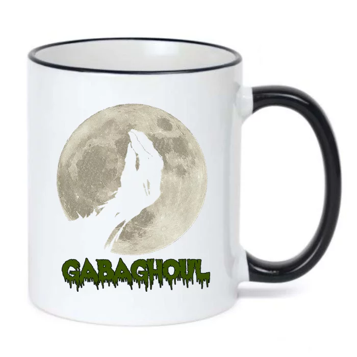 Gabaghoul Hand Moon Funny Halloween Black Color Changing Mug