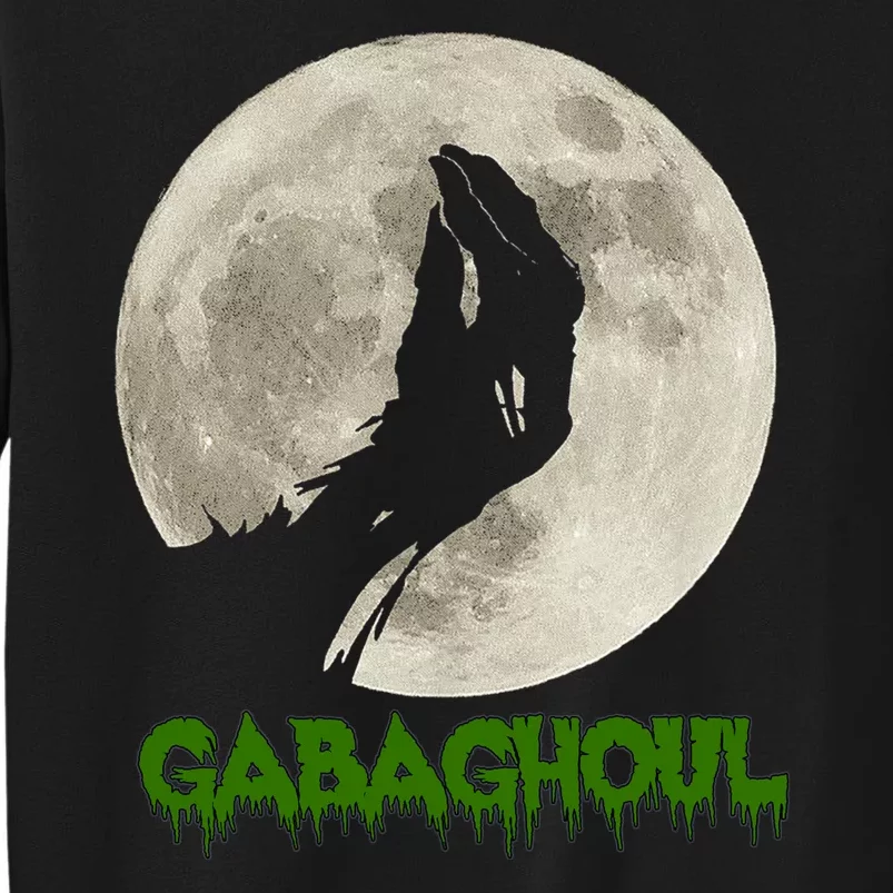 Gabaghoul Hand Moon Funny Halloween Sweatshirt