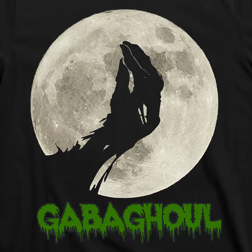 Gabaghoul Hand Moon Funny Halloween T-Shirt