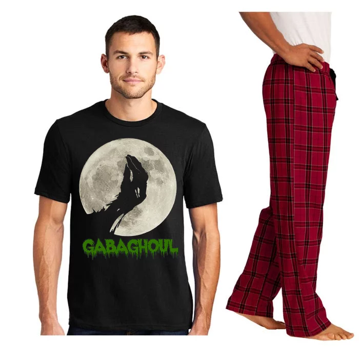 Gabaghoul Hand Moon Funny Halloween Pajama Set