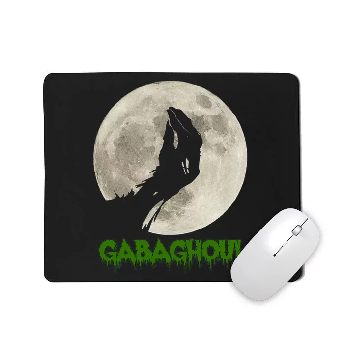 Gabaghoul Hand Moon Funny Halloween Mousepad