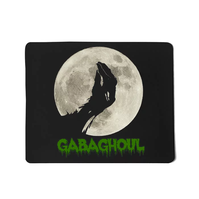 Gabaghoul Hand Moon Funny Halloween Mousepad