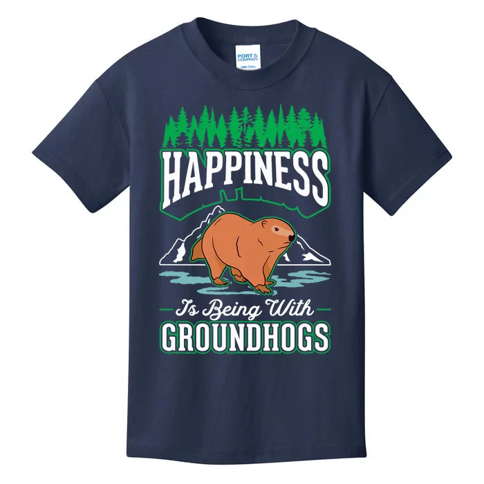 Groundhog Happiness Marmot Woodchuck Premium Kids T-Shirt