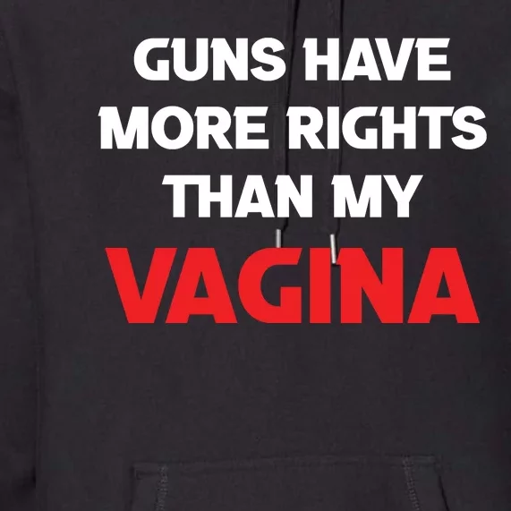 Guns Have More Rights Than My Vagina | Gun Control Now Premium Hoodie