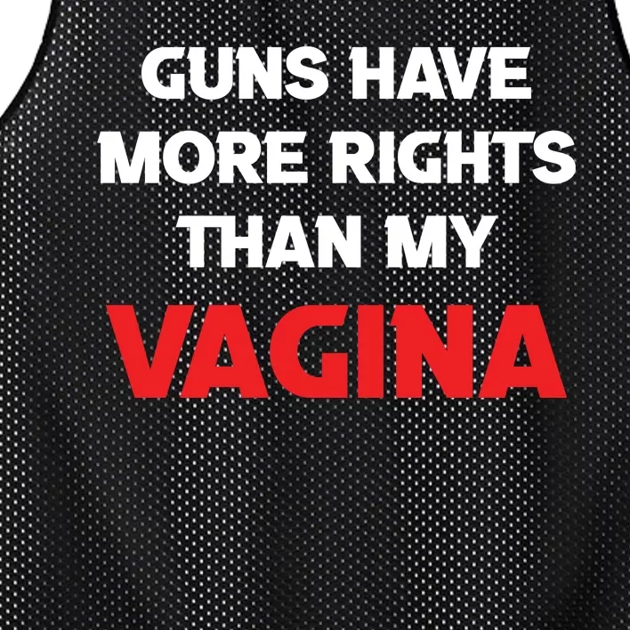 Guns Have More Rights Than My Vagina | Gun Control Now Mesh Reversible Basketball Jersey Tank