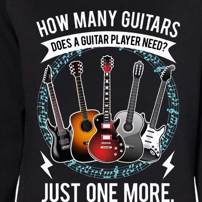 Guitar How Many Guitars Gift For Guitar Player Womens California Wash Sweatshirt