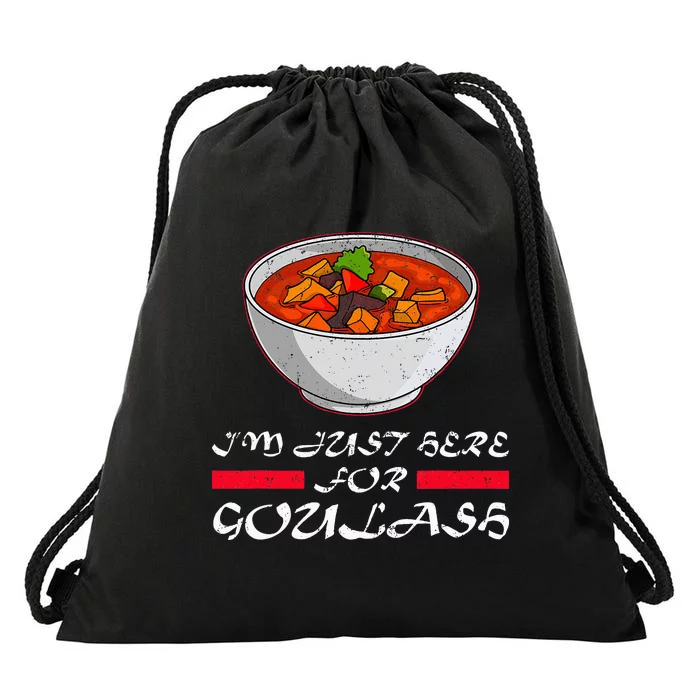 Goulash Hungary National Dishes Hungarian Cuisine Food Stew Drawstring Bag