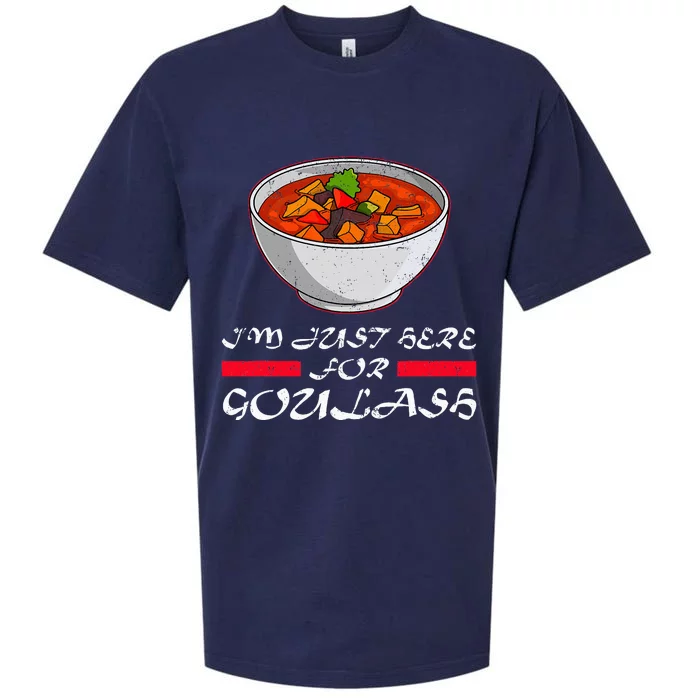 Goulash Hungary National Dishes Hungarian Cuisine Food Stew Sueded Cloud Jersey T-Shirt